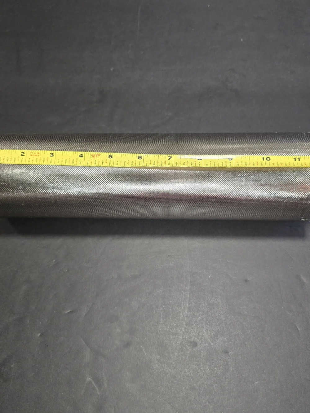 Tom Ford Grey Ribbed Wrapping Paper Roll Length 12